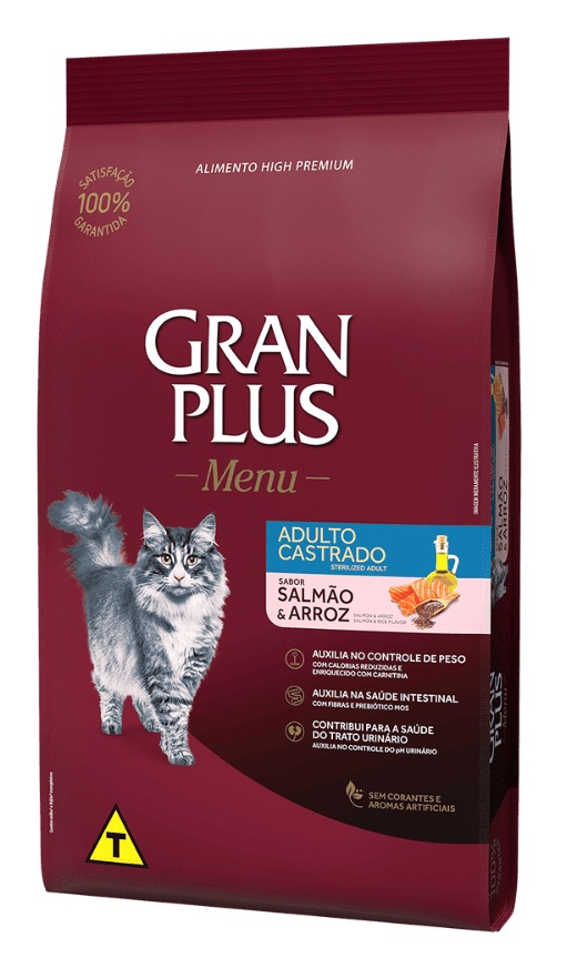 Gran Plus Adulto Castrado Salmón y Arroz 3Kg